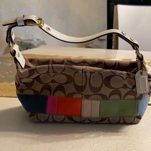 Coach Bag Used multi color cute